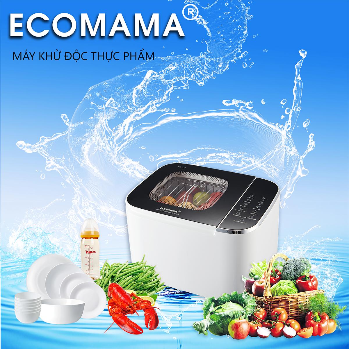 máy khử độc thực phẩm Ecomama