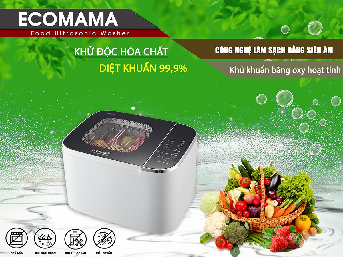 máy rửa thực phẩm  đa năng  Ecomama